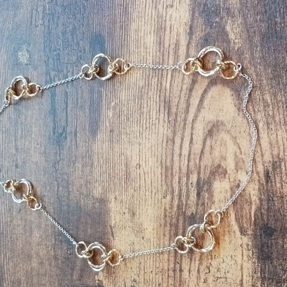 Talbots Gold & Silver Tone Chain Necklace
